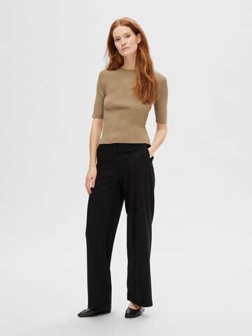 SELECTED FEMME Pullover 'Mala' in Braun