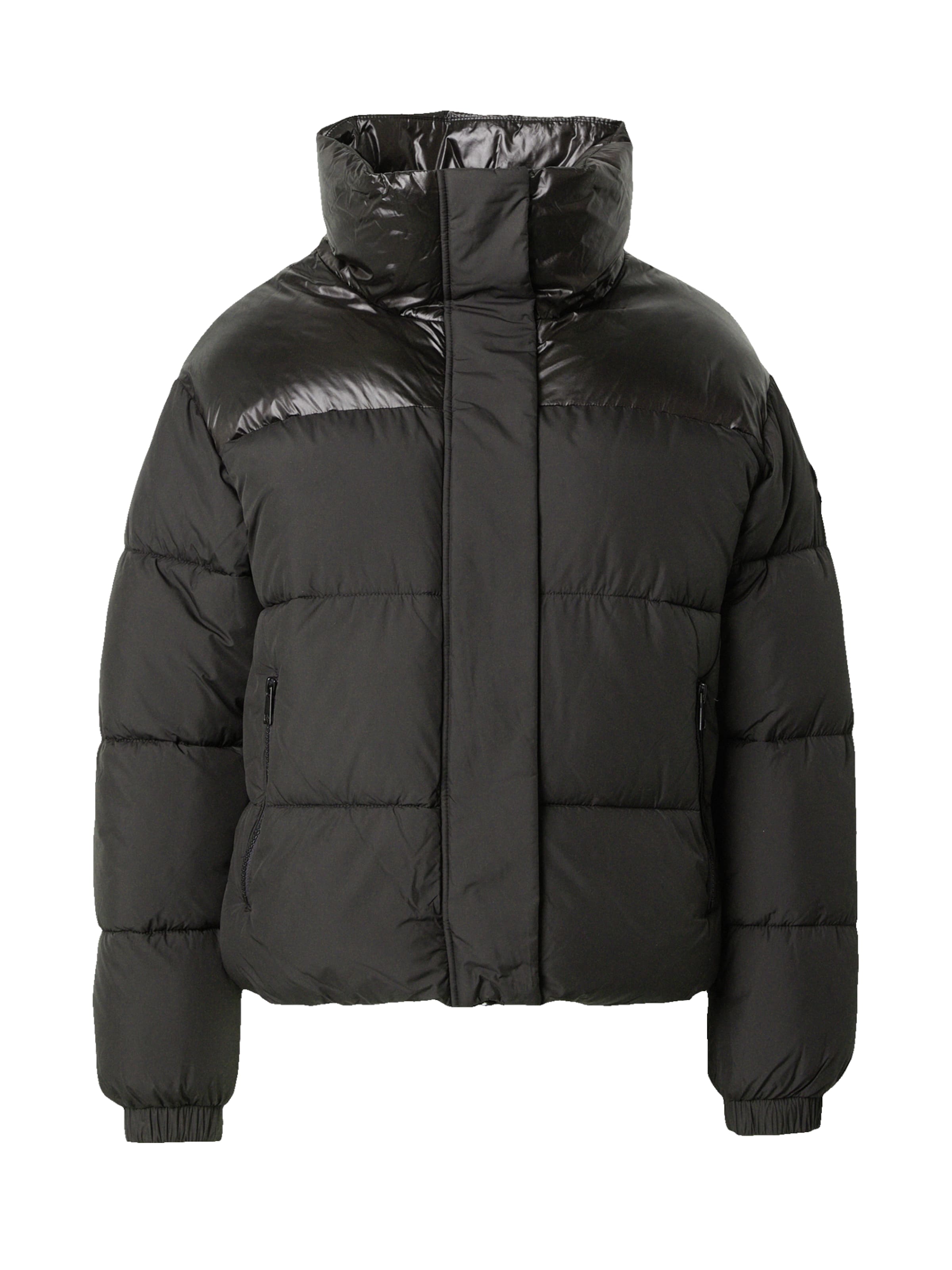 s.Oliver Χειμερινό μπουφάν σε μαύρο: μπροστά