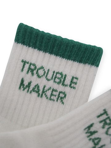 Pippa & Piet Socks 'Trouble Maker' in White