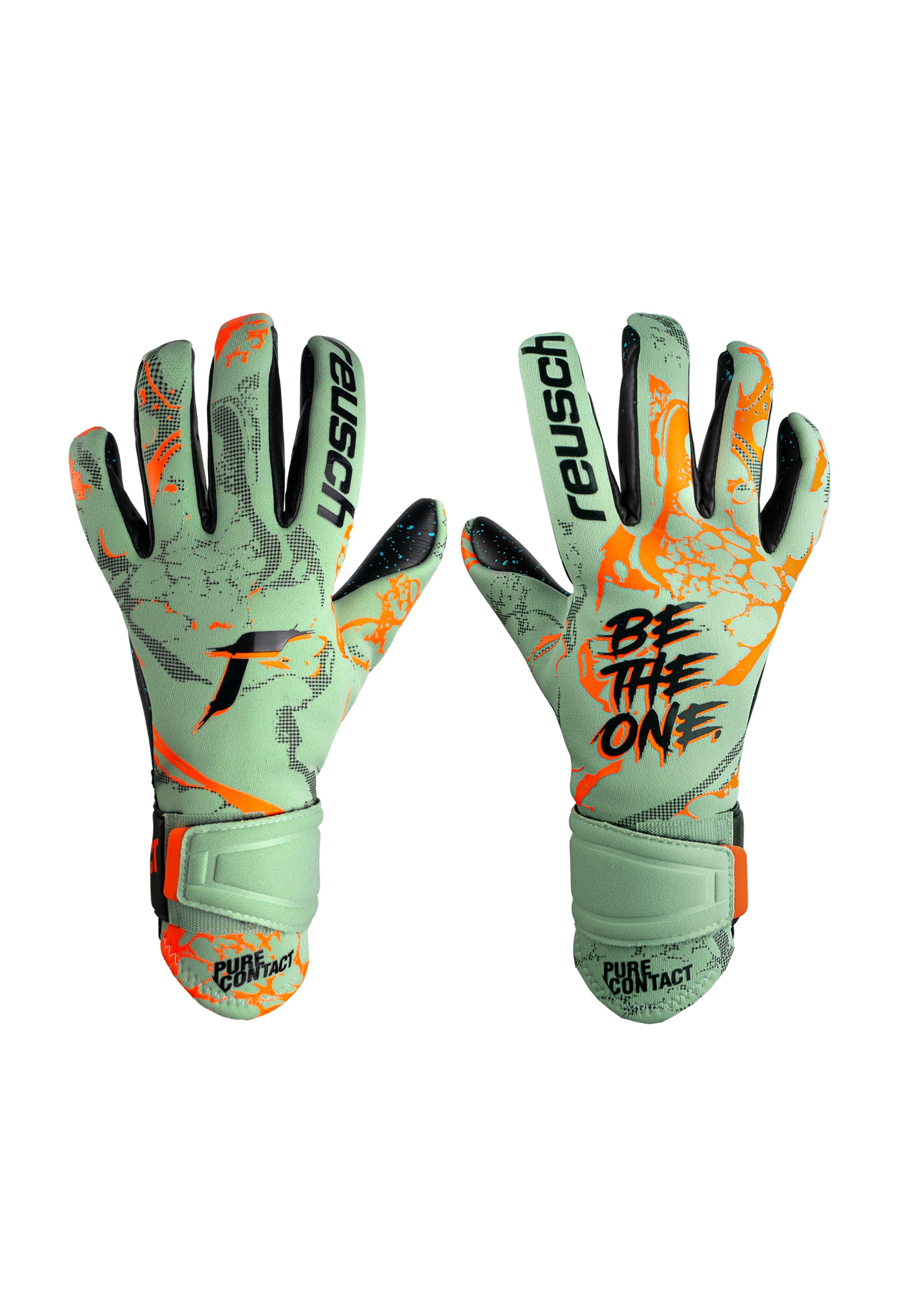 REUSCH Sporthandschoenen 'Pure Contact Fusion' in Groen: voorkant