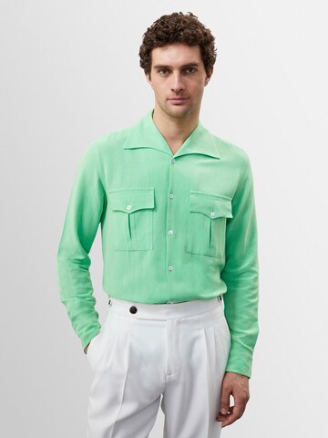 Regular fit Camicia di Antioch in verde: frontale
