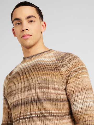 UNITED COLORS OF BENETTON Sweater in Brown