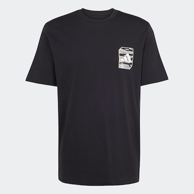 Tricou funcțional ADIDAS SPORTSWEAR pe albastru / oliv / negru / alb, Vizualizare produs