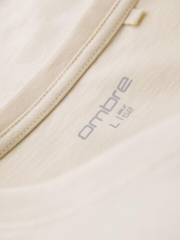 bēšs Ombre T-Krekls
