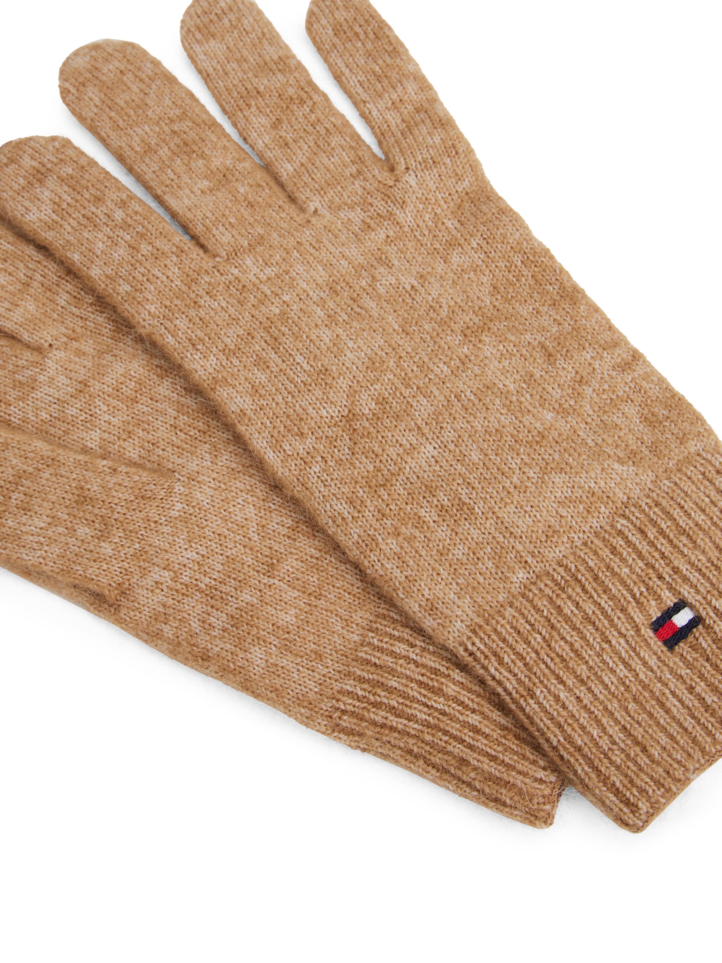 TOMMY HILFIGER - Luvas com dedos em verde