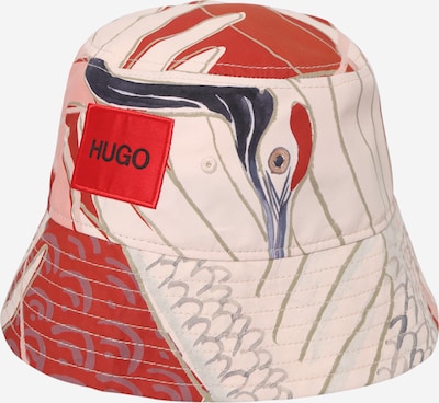 HUGO Chapeaux en beige / opal / bleu foncé / greige / rouge, Vue avec produit