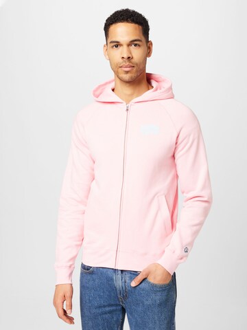 Billionaire Boys Club Sweat jacket in Pink: front
