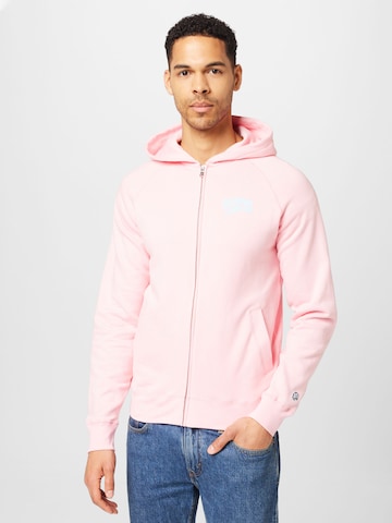 Billionaire Boys Club Sweatjacke in Pink: predná strana