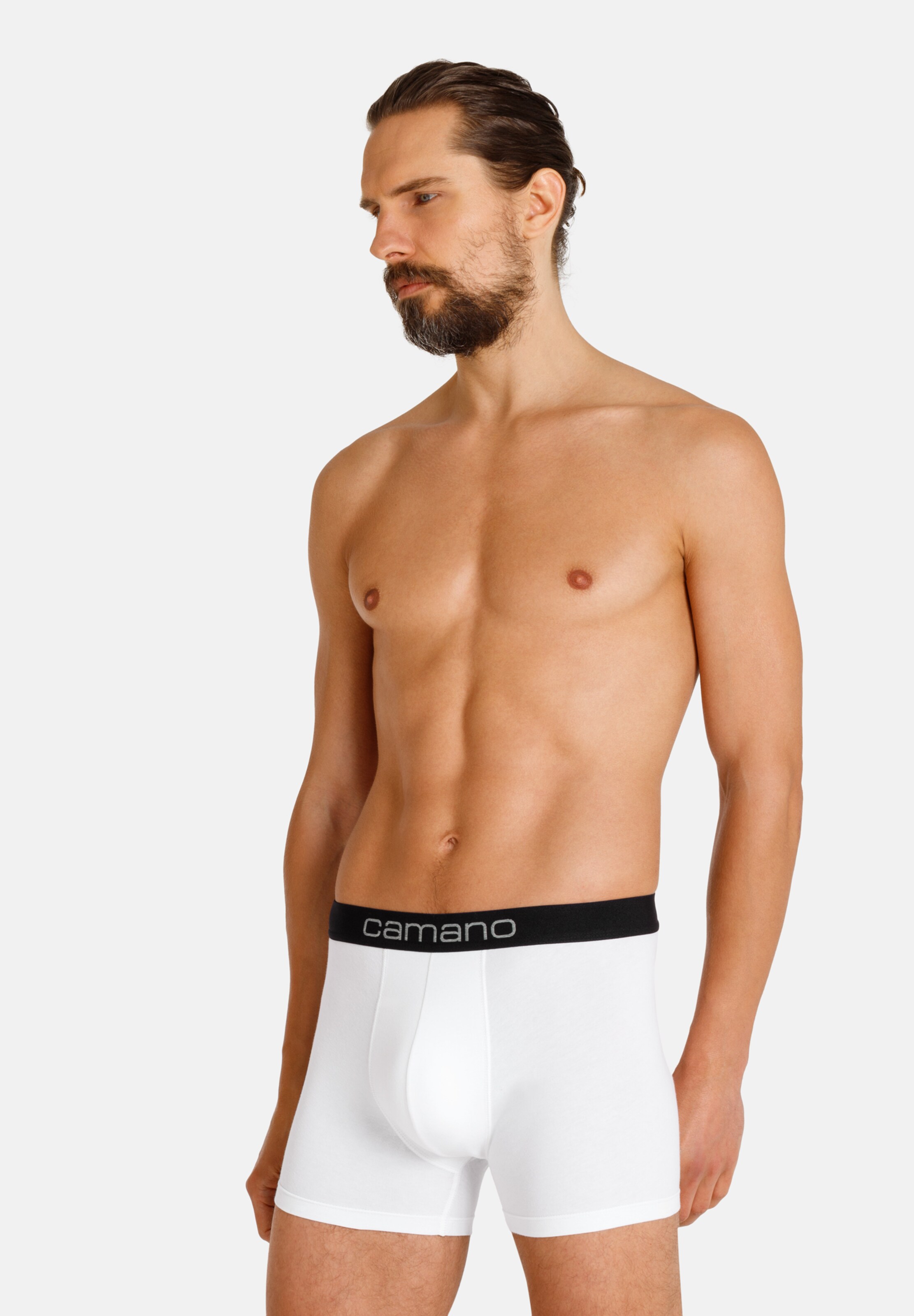 Männer Wäsche camano Boxershorts 'Comfort' in Weiß - RR16663