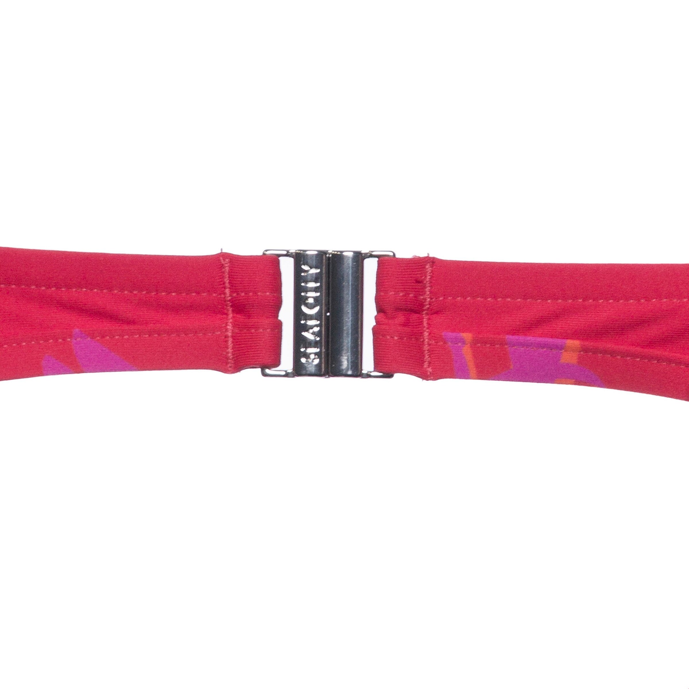 Seafolly Triangle Bikini Top 'Birds of Paradise' in Purple