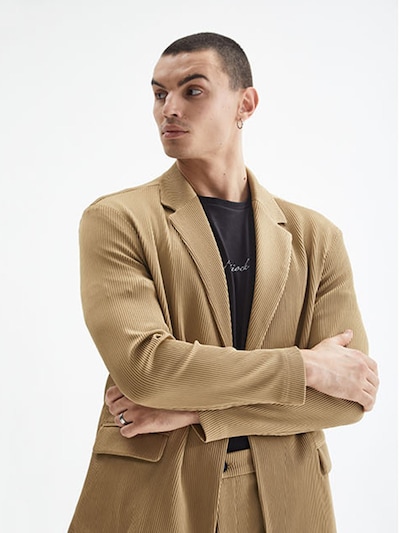 Antioch Veste de costume en beige foncé, Vue avec produit