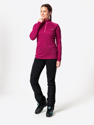 VAUDE Sports sweater 'Larice Light II' in Pink