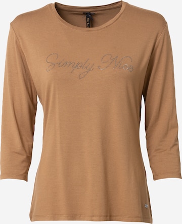 T-shirt Key Largo en marron : devant