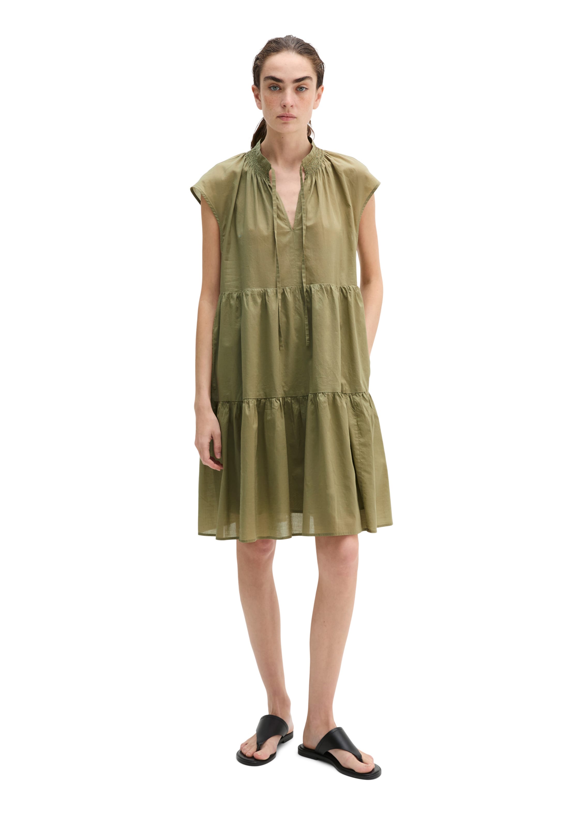 Marc O'Polo Kleid in Grün: Vorderseite