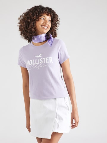 HOLLISTER Shirt in Purple: front