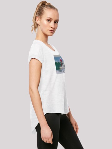 T-shirt 'Batman TV Series Joker Surfing' F4NT4STIC en blanc