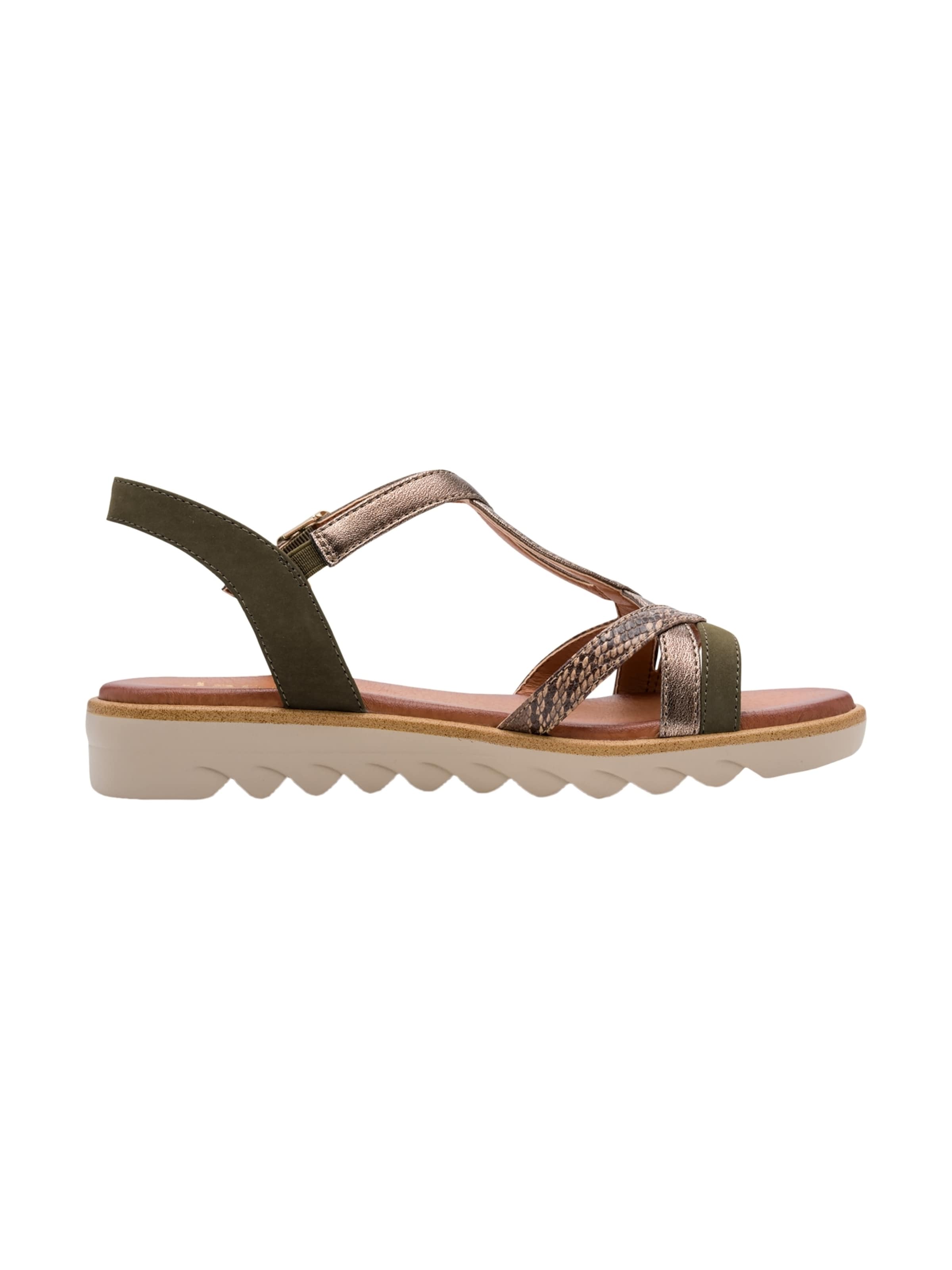 JANA Sandal in Green