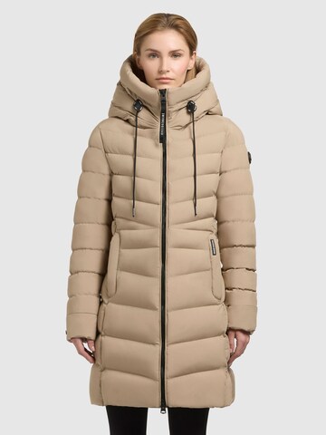 khujo - Casaco de inverno ' TUHANI4 ' em bege: frente