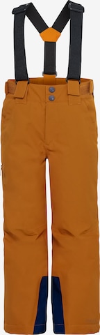 VAUDE Regular Workout Pants 'Snow Ride' in Brown: front