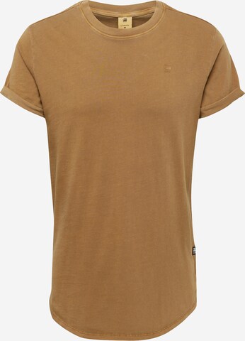 T-Shirt 'Lash' G-Star RAW en marron : devant