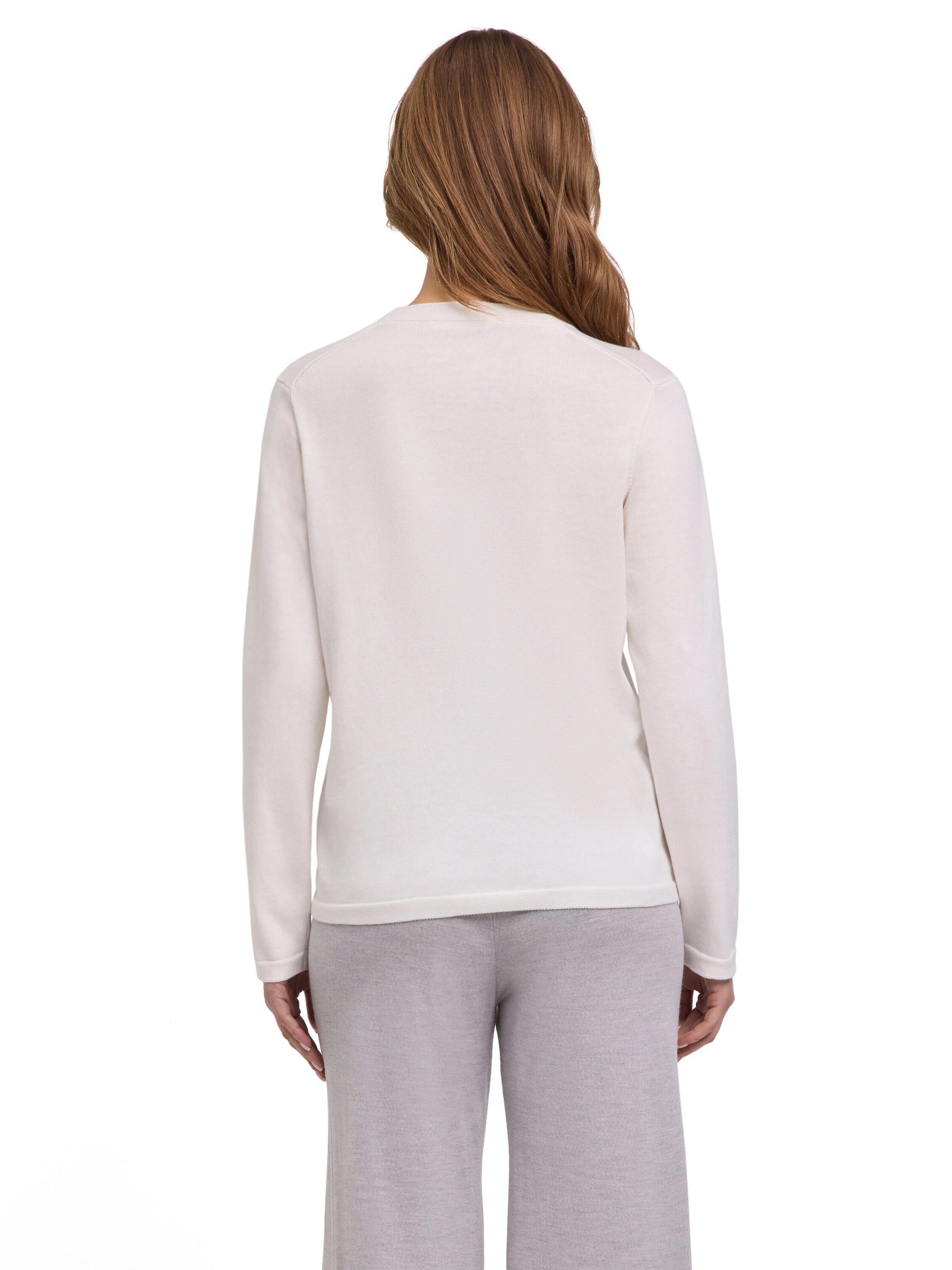FALKE Pullover 'Cotton Knit'‌‌‌‌‌‌‌‌‌ in Weiß