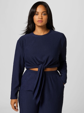 Guido Maria Kretschmer Curvy Shirt 'Ina' in Blau: predná strana