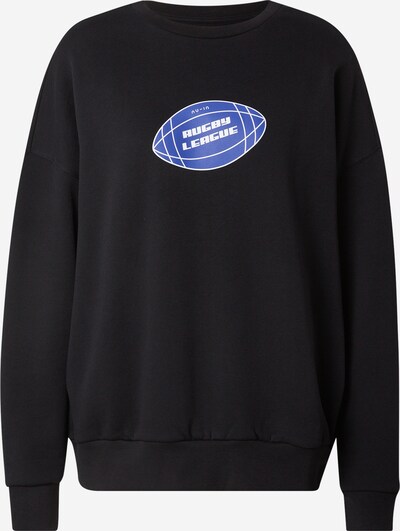NU-IN Sweater majica 'Rugby' u tamno plava / crna / bijela, Pregled proizvoda