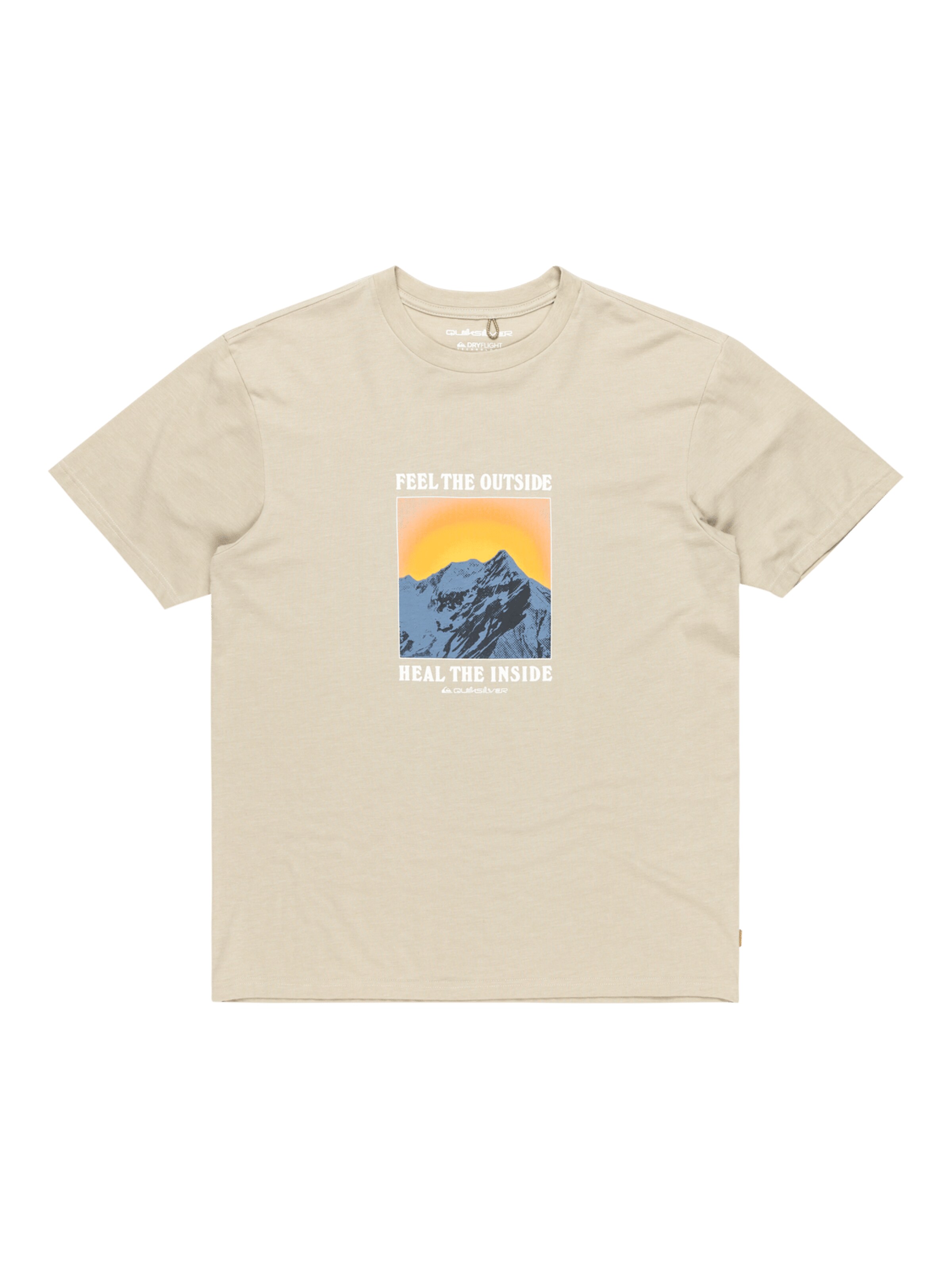 QUIKSILVER Shirt 'Feel The Outside' in Grey: front