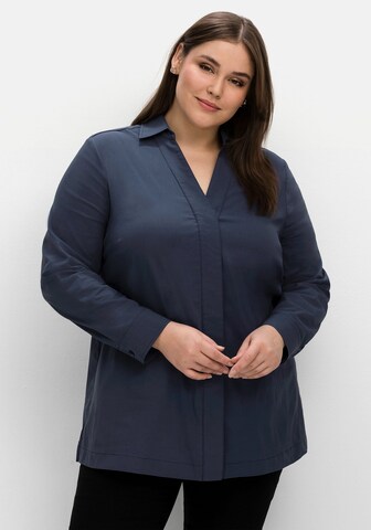 Camicia da donna di SHEEGO in blu: frontale