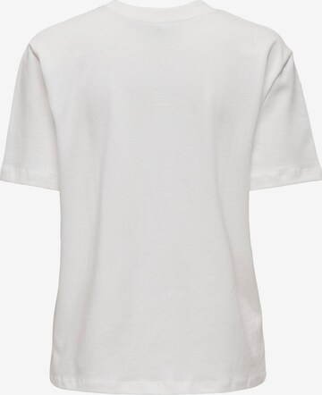 ONLY Тениска 'MOLLY' в бяло
