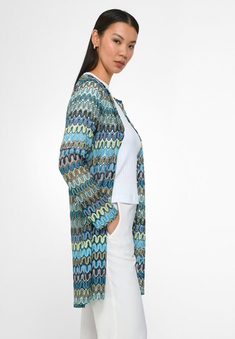 Anna Aura Knitted Coat in Blue