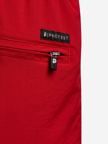 Boardshorts 'FASTER' PROTEST en rouge