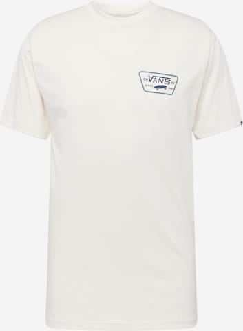 T-Shirt VANS en blanc : devant