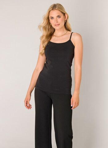 BASE LEVEL Top in Black: front