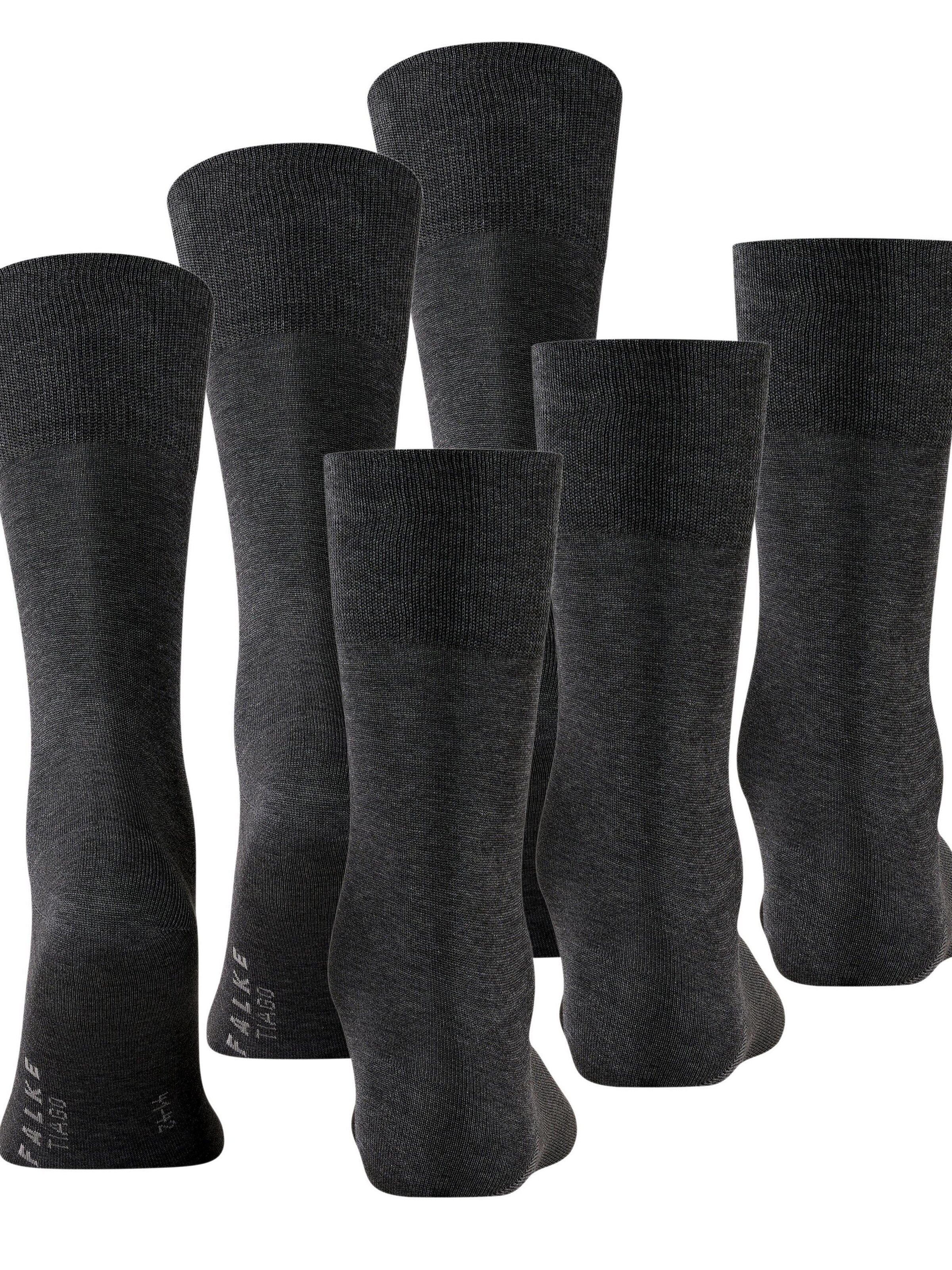 FALKE Socks 'Tiago 3-Pack' in Grey