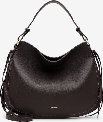 Borsa a sacco di Suri Frey in bronzo: frontale