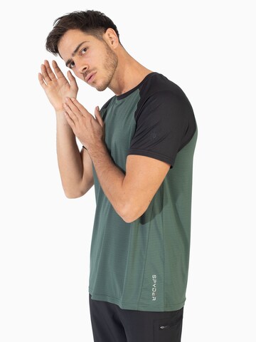 Maglia funzionale di Spyder in verde