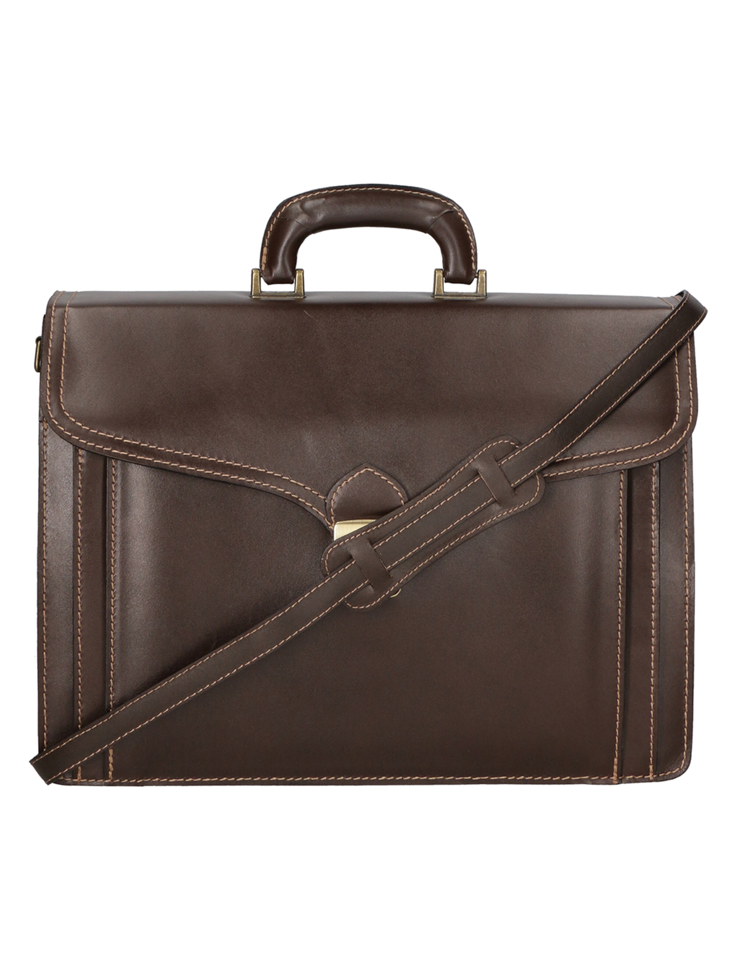 FELIPA Document Bag in Brown