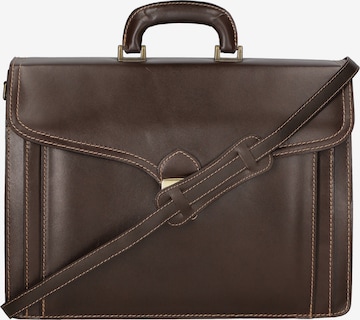 Gave Lux Document Bag in Brown: front