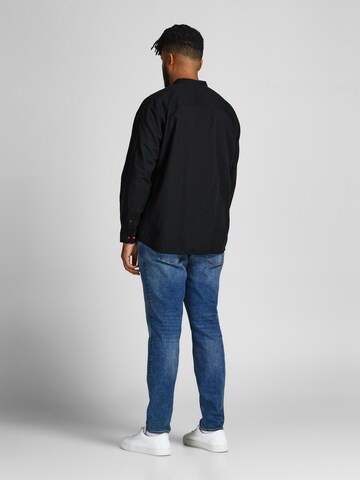 Jack & Jones Plus Regular Fit Hemd 'Summer' in Schwarz