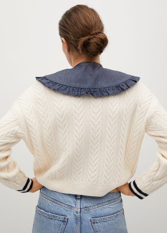 MANGO Pullover 'Luisa' in Weiß