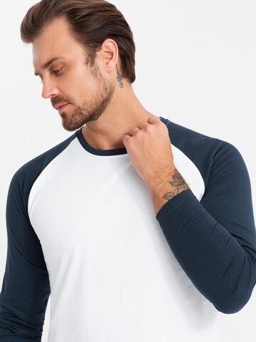 Ombre Shirt in Blau