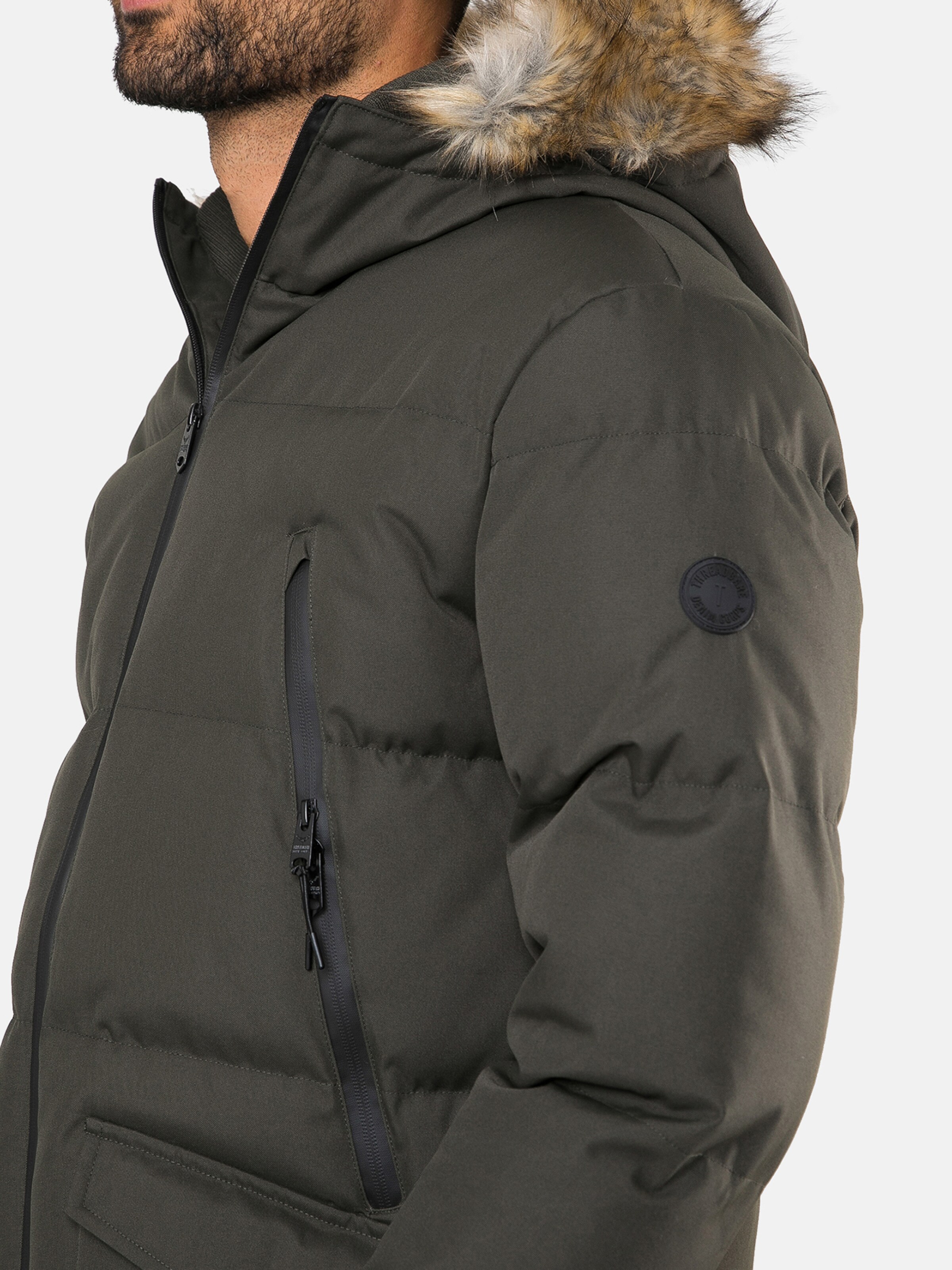 Brave soul trailblazer quilt fur hooded jacket sales