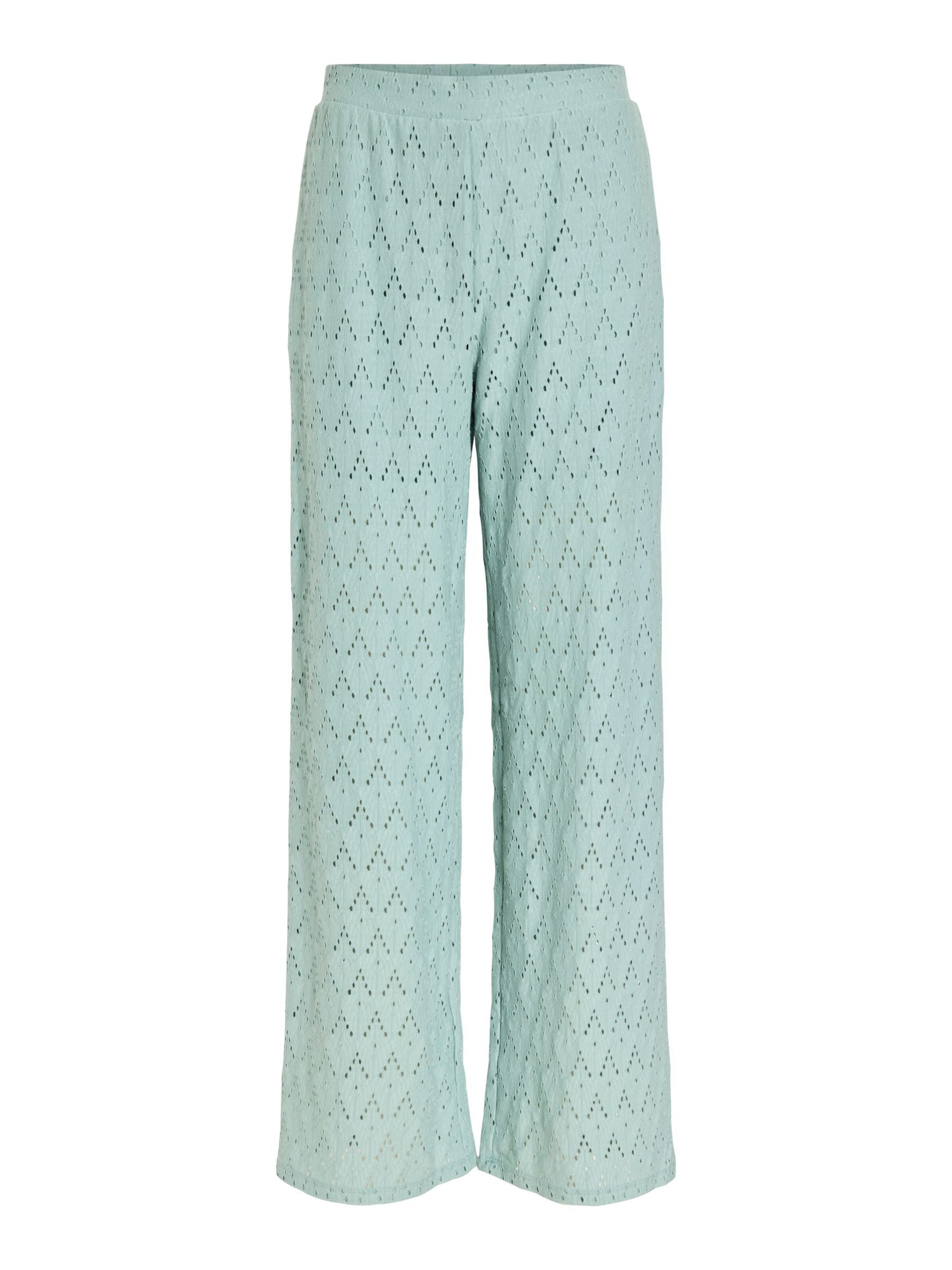 Pantalon 'VIAmalina' VILA en bleu : devant