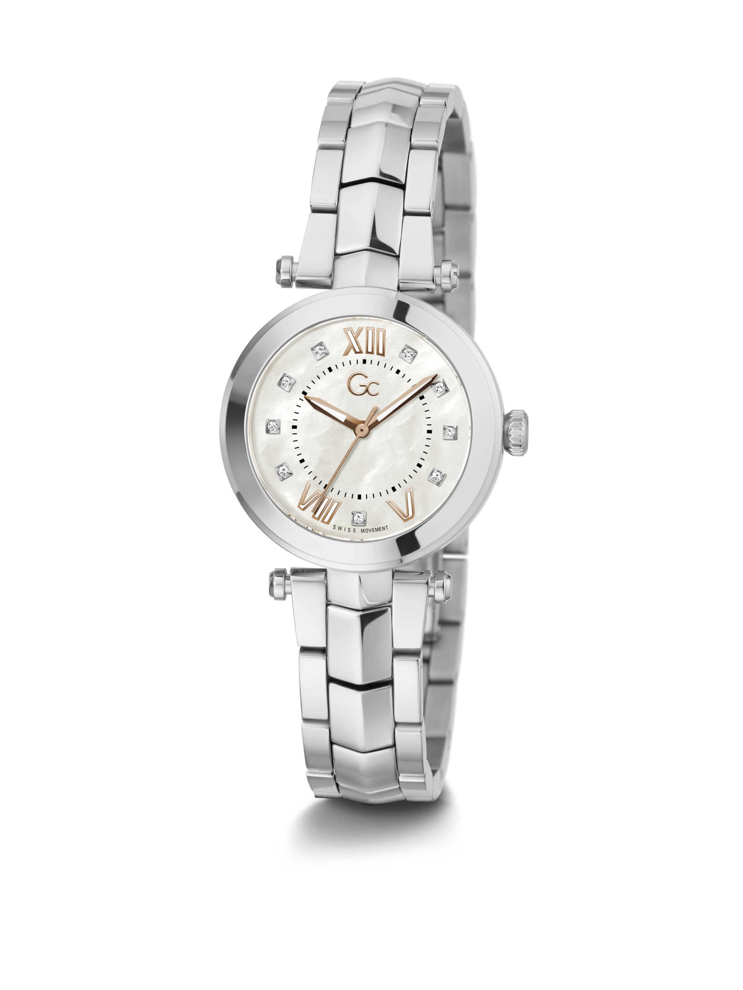 Gc Analoguhr 'Gc Illusion' in Silber: Vorderseite
