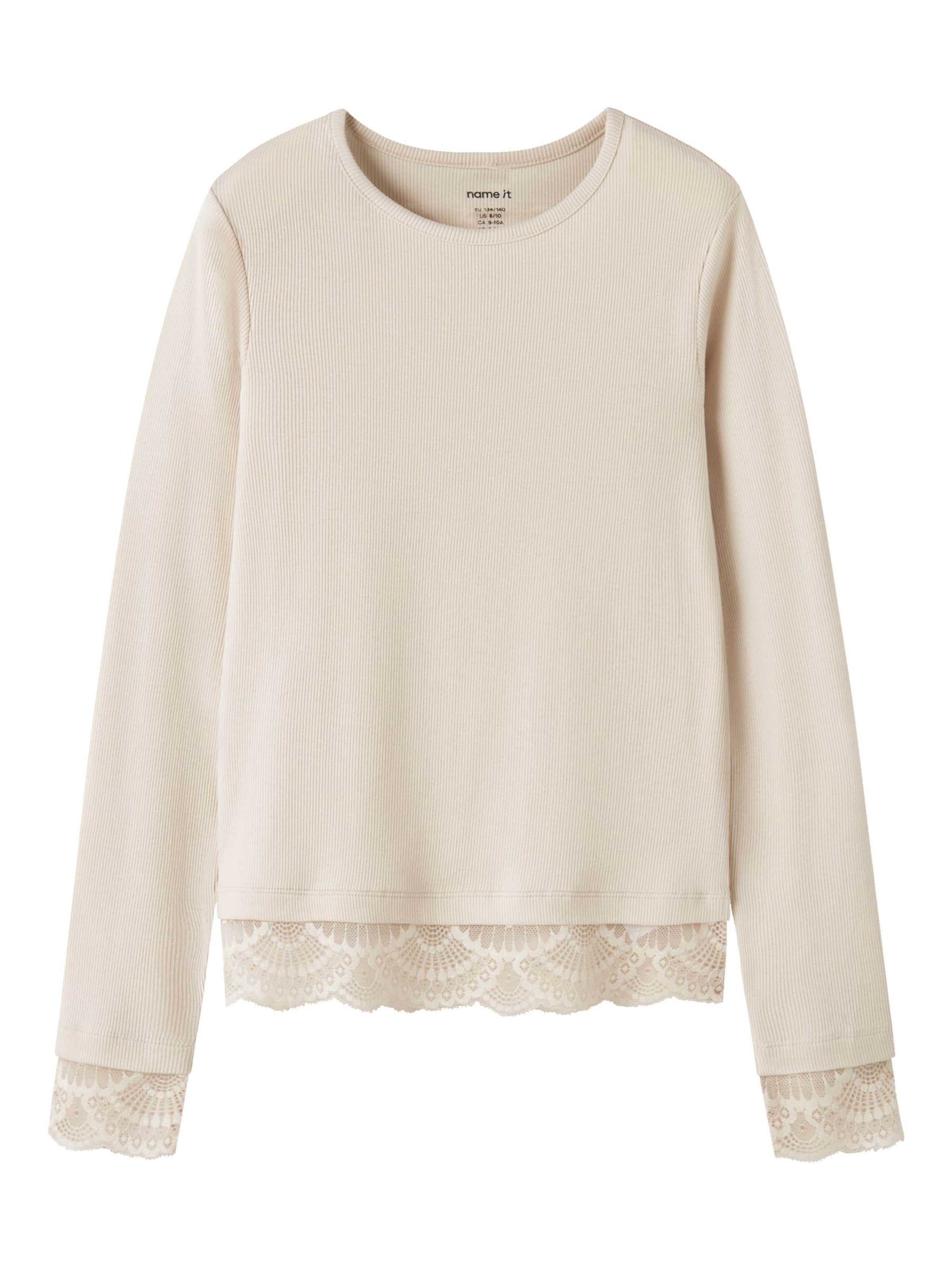 NAME IT - Camiseta en beige: frente