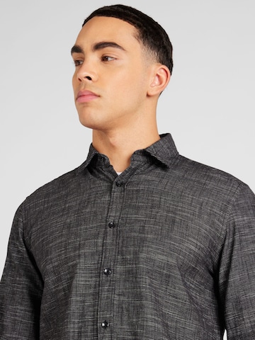 s.Oliver Regular fit Button Up Shirt in Grey