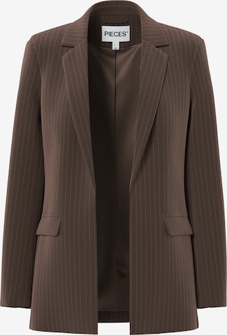 PIECES Blazer 'PCBOSSY' i brun: forside
