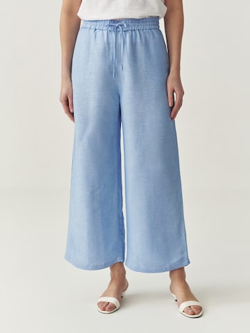 TATUUM Baggy Broek in Blauw: voorkant
