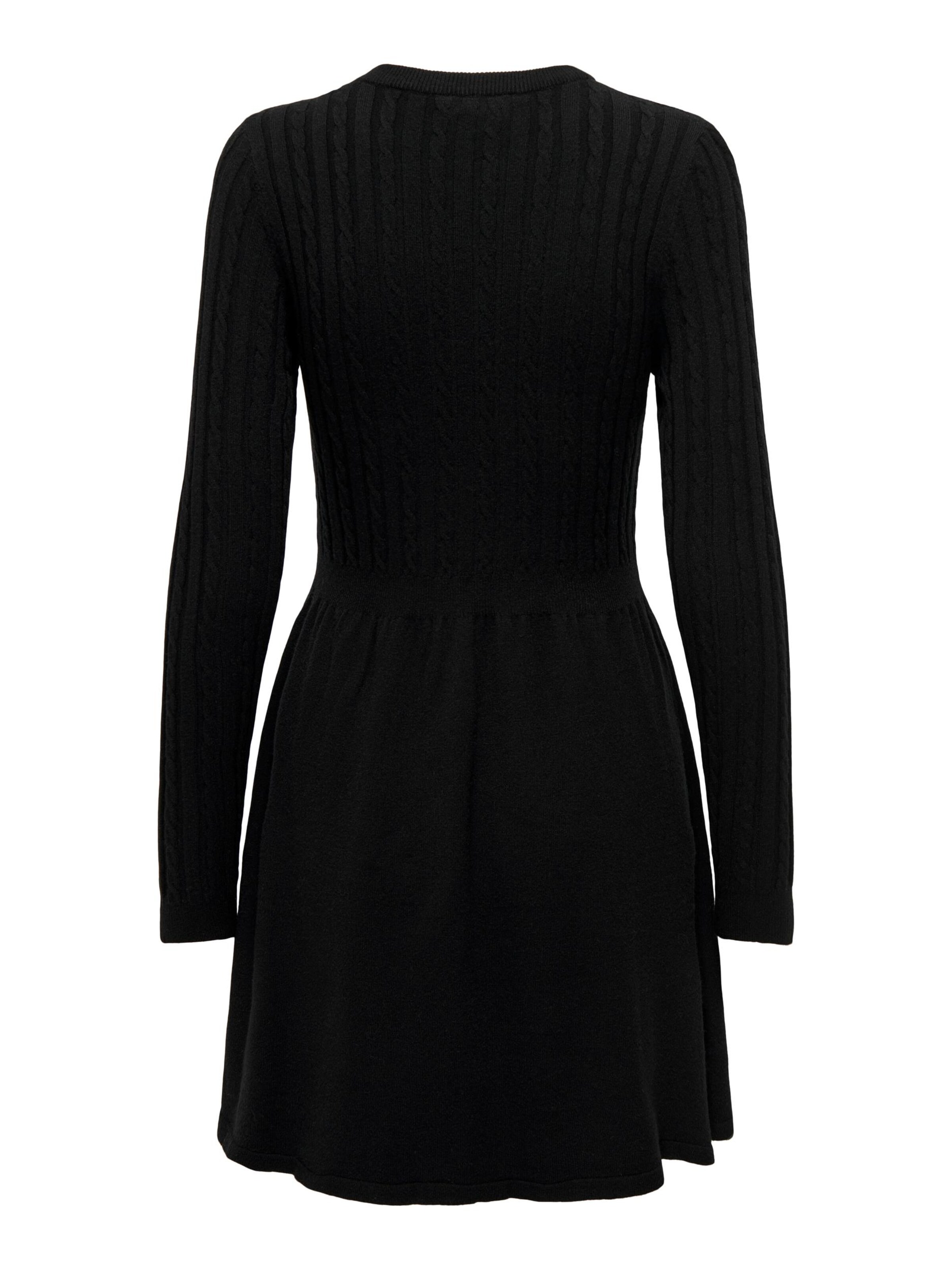 ONLY - Vestido de malha 'ONLFia' em preto